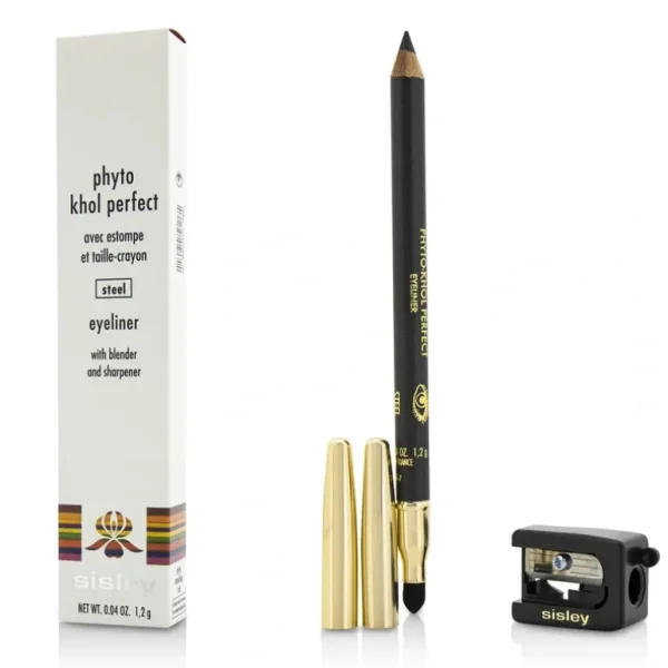 Discount Sisley Phyto Khol Perfect Eyeliner (With Blender and Sharpener) - # Steel 1.2g/0.04oz - GlowEssence Care - Embrace the Essence of Radiance with Premium Skincare Solutions