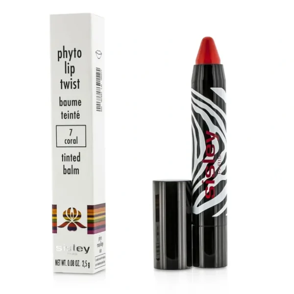Hot Sisley Phyto Lip Twist - # 7 Coral 2.5g/0.08oz - GlowEssence Care - Embrace the Essence of Radiance with Premium Skincare Solutions