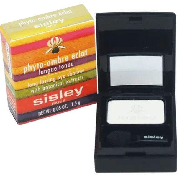 Eye-makeup*Sisley Phyto Ombre Eclat Long Lasting Eyeshadow - 18 Snow by Sisley for Women - 1.5 g Eyeshadow - GlowEssence Care - Embrace the Essence of Radiance with Premium Skincare Solutions