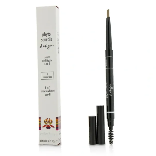 Cheap Sisley Phyto Sourcils Design 3 In 1 Brow Architect Pencil - # 1 Cappuccino 2x0.2g/0.007oz - GlowEssence Care - Embrace the Essence of Radiance with Premium Skincare Solutions