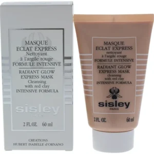 Beauty*Sisley Radiant Glow Express Mask with Red Clay Intensive Formula by Sisley for Women - 2.3 oz Cleanser - GlowEssence Care - Embrace the Essence of Radiance with Premium Skincare Solutions