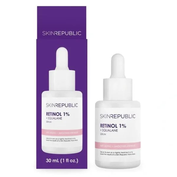 Eye-makeup*Skin Republic Retinol 1% & Squalane 15% Serum 30ml - GlowEssence Care - Embrace the Essence of Radiance with Premium Skincare Solutions
