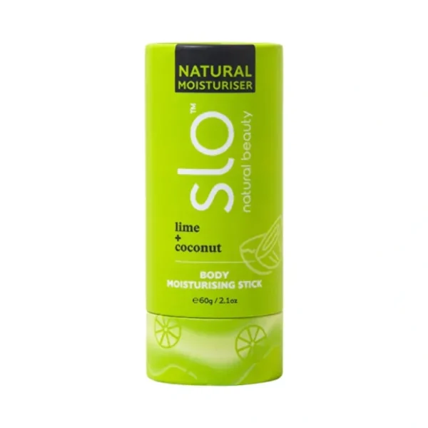 Beauty*Slo Natural Beauty Natural Body Moisturising Stick Lime + Coconut 60g - GlowEssence Care - Embrace the Essence of Radiance with Premium Skincare Solutions