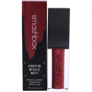 Clearance SmashBox Always On Metallic Matte Liquid - Hot Damn by SmashBox for Women - 0.13 oz Lipstick - GlowEssence Care - Embrace the Essence of Radiance with Premium Skincare Solutions