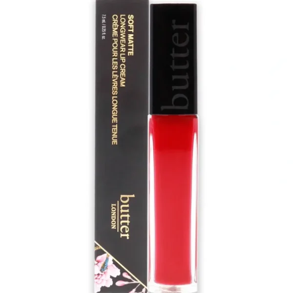 Shop Soft Matte Long Wear Lip Cream - Bossy Boots by Butter London for Women - 0.25 oz Lipstick - GlowEssence Care - Embrace the Essence of Radiance with Premium Skincare Solutions