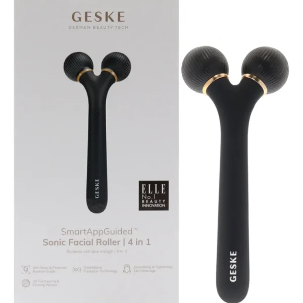 Eye-makeup*Sonic Facial Roller 4 in 1 - Gray by Geske for Women - 1 Pc Roller - GlowEssence Care - Embrace the Essence of Radiance with Premium Skincare Solutions