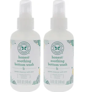 Wash*Soothing Bottom Wash by Honest for Kids - 5 oz Cleanser - Pack of 2 - GlowEssence Care - Embrace the Essence of Radiance with Premium Skincare Solutions