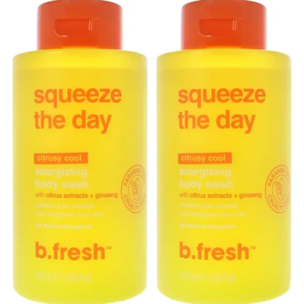 Wash*Squeeze The Day Energizing Body Wash by B.Tan for Unisex - 16 oz Body Wash - Pack of 2 - GlowEssence Care - Embrace the Essence of Radiance with Premium Skincare Solutions