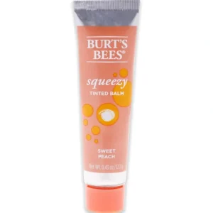 Flash Sale Squeezy Tinted Lip Balm - Sweet Peach by Burts Bees for Women - 0.43 oz Lip Balm - GlowEssence Care - Embrace the Essence of Radiance with Premium Skincare Solutions