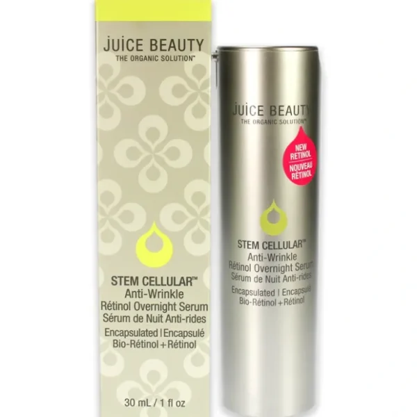 Beauty*Stem Cellular Anti-Wrinkle Retinol Overnight Serum by Juice Beauty for Women - 1 oz Serum - GlowEssence Care - Embrace the Essence of Radiance with Premium Skincare Solutions