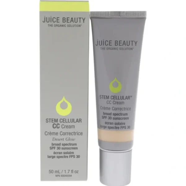 Beauty*Stem Cellular CC Cream SPF 30 - Desert Glow by Juice Beauty for Women - 1.7 oz Makeup - GlowEssence Care - Embrace the Essence of Radiance with Premium Skincare Solutions