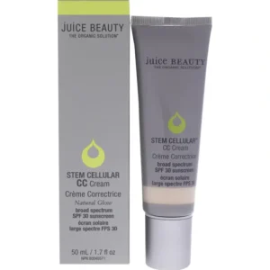 Discount Stem Cellular CC Cream SPF 30 - Natural Glow by Juice Beauty for Women - 1.7 oz Makeup - GlowEssence Care - Embrace the Essence of Radiance with Premium Skincare Solutions