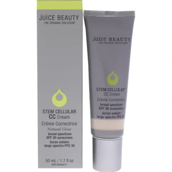 Discount Stem Cellular CC Cream SPF 30 - Natural Glow by Juice Beauty for Women - 1.7 oz Makeup - GlowEssence Care - Embrace the Essence of Radiance with Premium Skincare Solutions