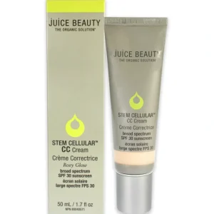 Fashion Stem Cellular CC Cream SPF 30 - Rosy Glow by Juice Beauty for Women - 1.7 oz Makeup - GlowEssence Care - Embrace the Essence of Radiance with Premium Skincare Solutions