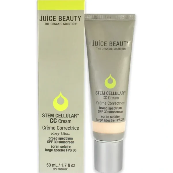 Beauty*Stem Cellular CC Cream SPF 30 - Rosy Glow by Juice Beauty for Women - 1.7 oz Makeup - GlowEssence Care - Embrace the Essence of Radiance with Premium Skincare Solutions