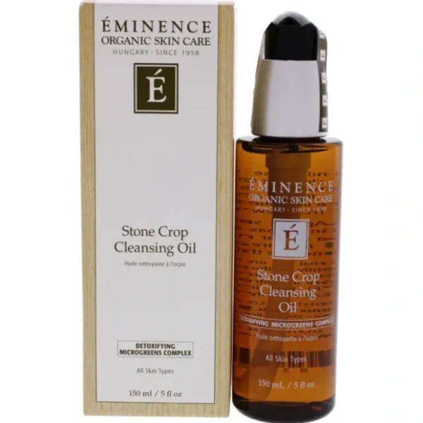 Complexion-care*Stone Crop Cleansing Oil by Eminence for Unisex - 5 oz Cleanser - GlowEssence Care - Embrace the Essence of Radiance with Premium Skincare Solutions