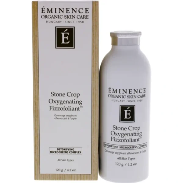 Complexion-care*Stone Crop Oxygenating Fizzofoliant by Eminence for Unisex - 4.2 oz Exfoliator - GlowEssence Care - Embrace the Essence of Radiance with Premium Skincare Solutions