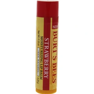 Online Strawberry Moisturizing Lip Balm by Burts Bees for Unisex - 0.15 oz Lip Balm - GlowEssence Care - Embrace the Essence of Radiance with Premium Skincare Solutions