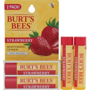 Shop Strawberry Moisturizing Lip Balm Twin Pack by Burts Bees for Unisex - 2 x 0.15 oz Lip Balm - GlowEssence Care - Embrace the Essence of Radiance with Premium Skincare Solutions