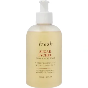 Wash*Sugar Lychee by Fresh for Women - 10 oz Body Wash - GlowEssence Care - Embrace the Essence of Radiance with Premium Skincare Solutions