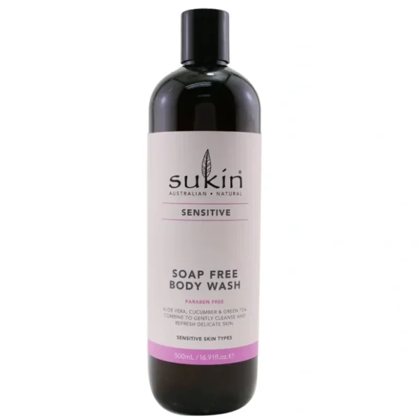 Wash*Sukin Sensitive Soap Free Body Wash (Sensitive Skin Types) 500ml/16.9oz - GlowEssence Care - Embrace the Essence of Radiance with Premium Skincare Solutions