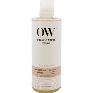 New Super Naturals Moisture Boost Shampoo by Organic Works for Unisex - 10.14 oz Shampoo - GlowEssence Care - Embrace the Essence of Radiance with Premium Skincare Solutions
