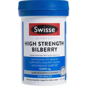 Eye-makeup*Swisse High Strength Blueberry Eye Care 15000mg - 30 Capsules 30pcs/box - GlowEssence Care - Embrace the Essence of Radiance with Premium Skincare Solutions