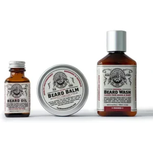 Clearance The Bearded Chap Beard Trilogy Kit - Rugged - GlowEssence Care - Embrace the Essence of Radiance with Premium Skincare Solutions
