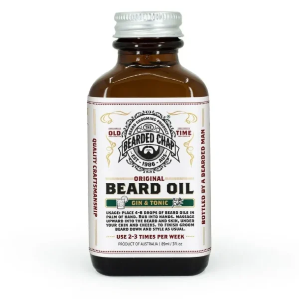 Cheap The Bearded Chap Gin & Tonic Beard Oil 89ml - GlowEssence Care - Embrace the Essence of Radiance with Premium Skincare Solutions