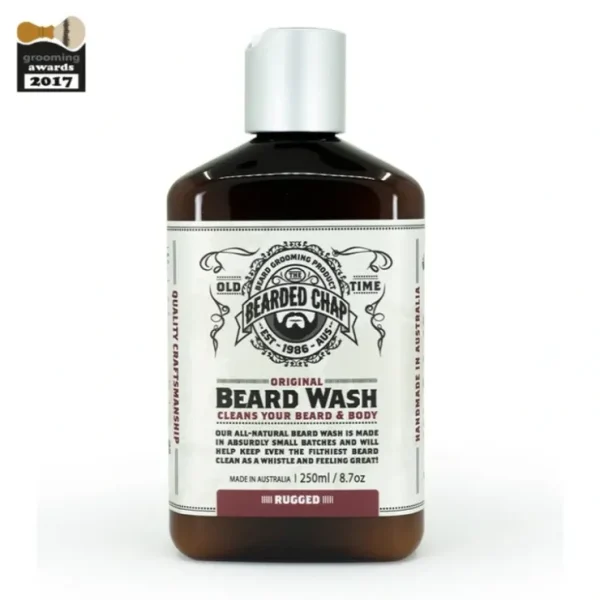 Wash*The Bearded Chap Original Beard Wash 250ml- Rugged - GlowEssence Care - Embrace the Essence of Radiance with Premium Skincare Solutions