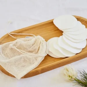 Wash*The Conscious Store Bamboo Cotton Makeup Remover Pads 10 pads - GlowEssence Care - Embrace the Essence of Radiance with Premium Skincare Solutions