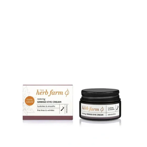 Eye-makeup*The Herb Farm Restoring Ginkgo Eye Cream 20ml - GlowEssence Care - Embrace the Essence of Radiance with Premium Skincare Solutions