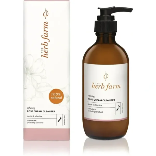 Eye-makeup*The Herb Farm Softening Rose Cream Cleanser 200ml - GlowEssence Care - Embrace the Essence of Radiance with Premium Skincare Solutions