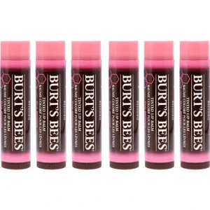 Sale Tinted Lip Balm - Pink Blossom by Burts Bees for Unisex - 0.15 oz Lip Balm - Pack of 6 - GlowEssence Care - Embrace the Essence of Radiance with Premium Skincare Solutions