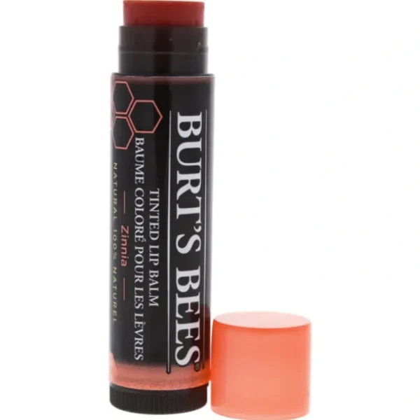 Sale Tinted Lip Balm - Zinnia by Burts Bees for Women - 0.15 oz Lip Balm - GlowEssence Care - Embrace the Essence of Radiance with Premium Skincare Solutions