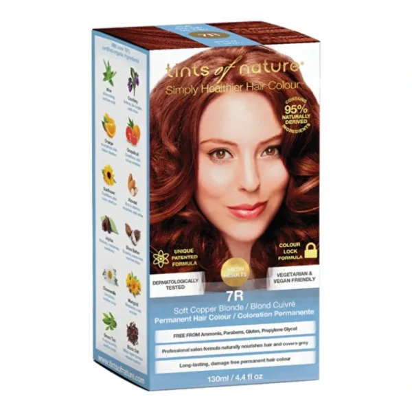 Sale Tints of Nature Permanent Hair Colour 7R (Soft Copper Blonde) - GlowEssence Care - Embrace the Essence of Radiance with Premium Skincare Solutions