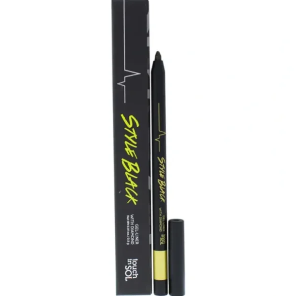 Cheap Touch In Sol Style Black Gel-Liner With Diamond - 3 24k Gold by Touch In Sol for Women - 0.01 oz Eyeliner - GlowEssence Care - Embrace the Essence of Radiance with Premium Skincare Solutions