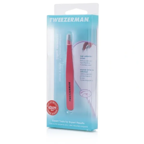 Cheap Tweezerman Slant Tweezer - Fashion Color Geranium - GlowEssence Care - Embrace the Essence of Radiance with Premium Skincare Solutions