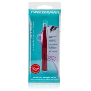 Store Tweezerman Slant Tweezer - Signature Red - GlowEssence Care - Embrace the Essence of Radiance with Premium Skincare Solutions