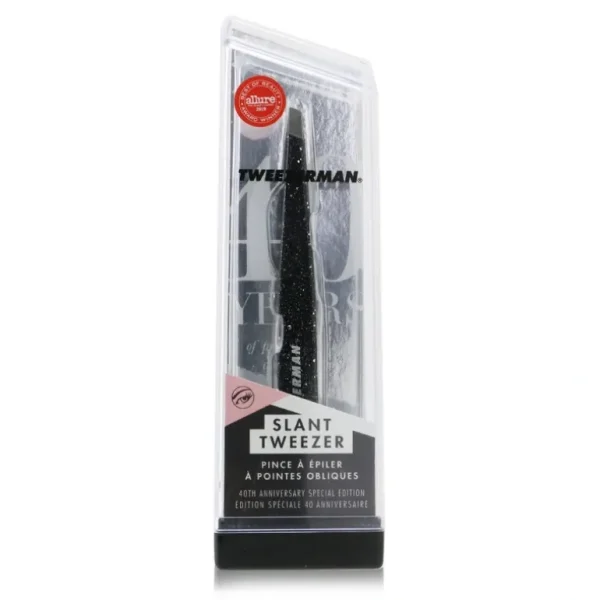 Sale Tweezerman Slant Tweezer - 40th Anniversary Special Edition (Studio Collection) - GlowEssence Care - Embrace the Essence of Radiance with Premium Skincare Solutions