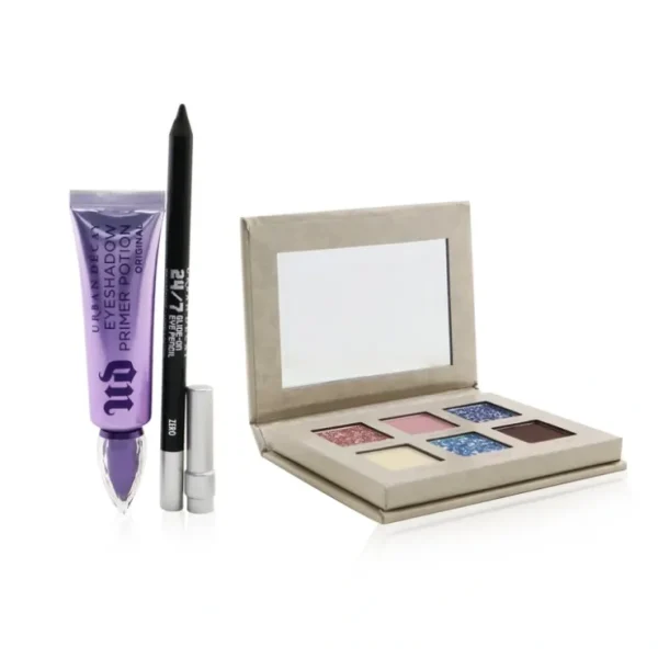 Eye-makeup*Urban Decay Stoned Vibes Major Gems Set: (1x Mini Eyeshadow Palette + 1x Eye Pencil + 1x Eyeshadow Primer) 3pcs - GlowEssence Care - Embrace the Essence of Radiance with Premium Skincare Solutions