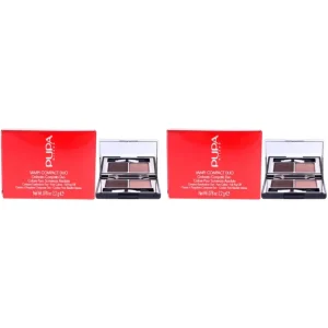 Fashion Vamp! Compact Duo Eyeshadow - 004 Bronze Amber by Pupa Milano for Women - 0.078 oz Eye Shadow - Pack of 2 - GlowEssence Care - Embrace the Essence of Radiance with Premium Skincare Solutions