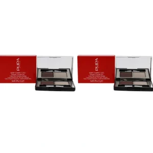 Discount Vamp! Compact Duo Eyeshadow - 006 Brown Vanilla by Pupa Milano for Women - 0.078 oz Eye Shadow - Pack of 2 - GlowEssence Care - Embrace the Essence of Radiance with Premium Skincare Solutions