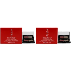 Hot Vamp! Compact Duo Eyeshadow - 001 Rose Perlage by Pupa Milano for Women - 0.078 oz Eye Shadow - Pack of 2 - GlowEssence Care - Embrace the Essence of Radiance with Premium Skincare Solutions
