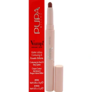 Hot Vamp! Creamy Duo Contouring Lip Pencil and Shiny Lipstick - 005 Deep Nude by Pupa Milano for Women - 0.035 oz Makeup - GlowEssence Care - Embrace the Essence of Radiance with Premium Skincare Solutions