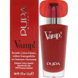 Sale Vamp! Extreme Colour Lipstick with Plumping Treatment - 100 Naked Skin by Pupa Milano for Women - 0.123 oz Lipstick - GlowEssence Care - Embrace the Essence of Radiance with Premium Skincare Solutions