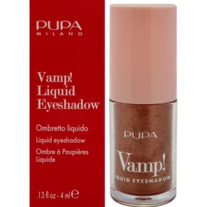 Hot Vamp! Liquid Eyeshadow - 008 Copper by Pupa Milano for Women - 0.13 oz Eye Shadow - GlowEssence Care - Embrace the Essence of Radiance with Premium Skincare Solutions
