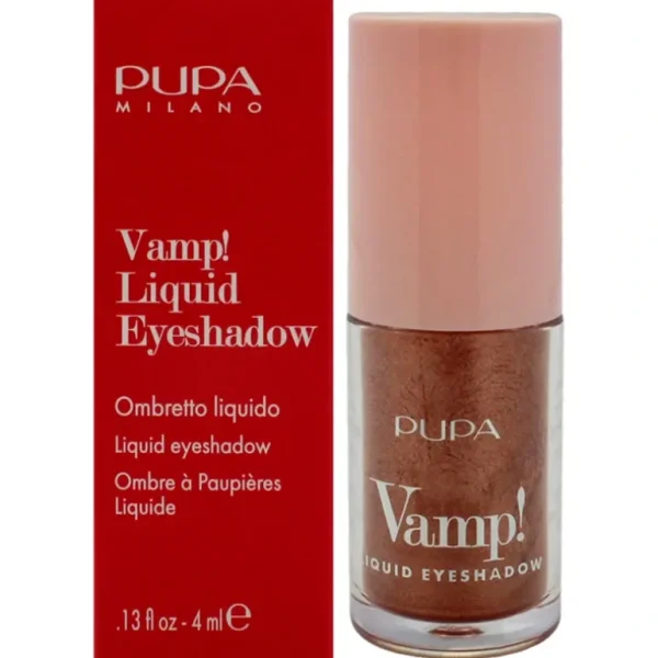 Hot Vamp! Liquid Eyeshadow - 008 Copper by Pupa Milano for Women - 0.13 oz Eye Shadow - GlowEssence Care - Embrace the Essence of Radiance with Premium Skincare Solutions