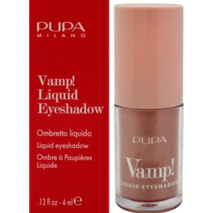 Fashion Vamp! Liquid Eyeshadow - 002 Golden Rose by Pupa Milano for Women - 0.13 oz Eye Shadow - GlowEssence Care - Embrace the Essence of Radiance with Premium Skincare Solutions