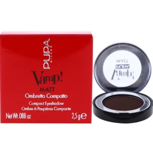 Fashion Vamp! Matt Compact Eyeshadow - 050 Dark Chocolate by Pupa Milano for Women - 0.088 oz Eye Shadow - GlowEssence Care - Embrace the Essence of Radiance with Premium Skincare Solutions